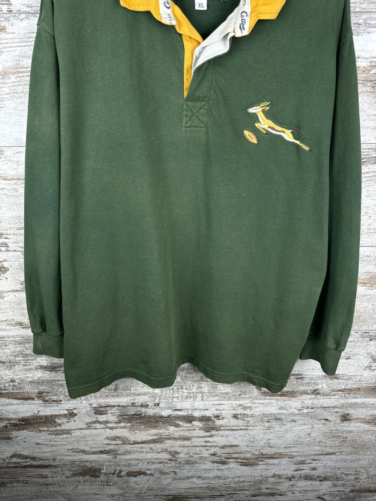 Vintage Mens Vintage Cotton Traders South Africa rugby sweatshirt Size US XL / EU 56 / 4 - 3 Thumbnail