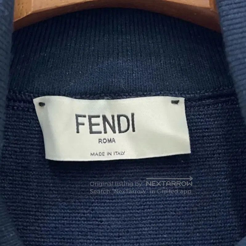 Fendi Fendi Women’s Navy Sweatshirt with Zipper Pocket . Size XXS / US 00 / IT 34 - 4 Thumbnail