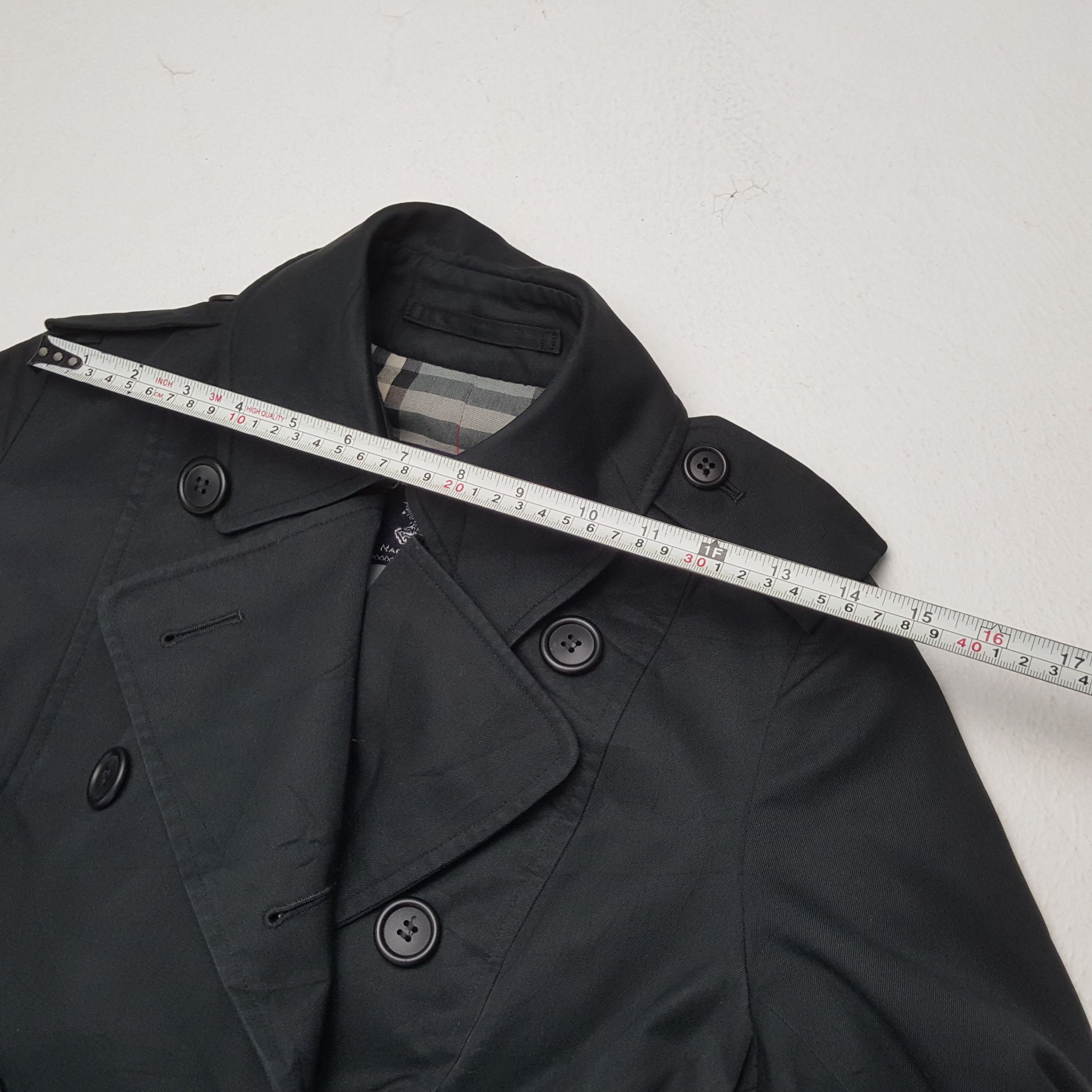 Burberry × Vintage Vintage BURBERRY LONDON Nova Check Trench Coat Jacket Size XXS / US 00 / IT 34 - 5 Thumbnail