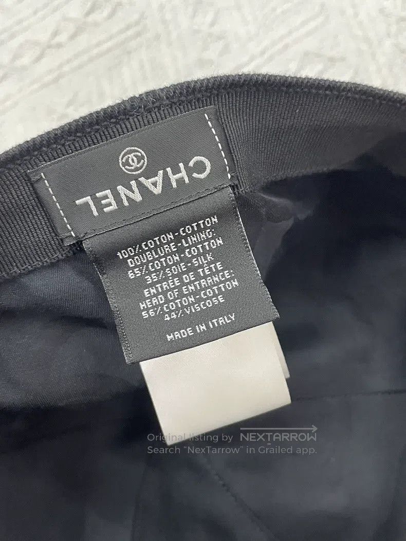 Chanel Chanel Washed logo to make old cowboy baseball cap Size ONE SIZE - 5 Thumbnail