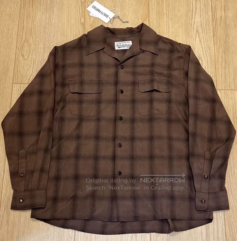 Wacko Maria Wacko Maria CHECK OPEN COLLAR SHIRT Size US M / EU 48-50 / 2 - 1 Thumbnail