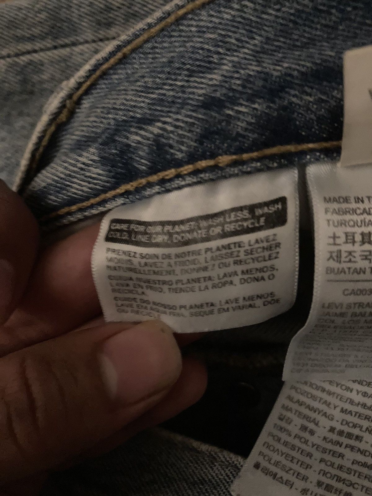 Levi's × Vetements SS19 Vetements Levi's Sport Jeans Track Split Hybrid 2019 DG Size US 28 / EU 44 - 9 Thumbnail