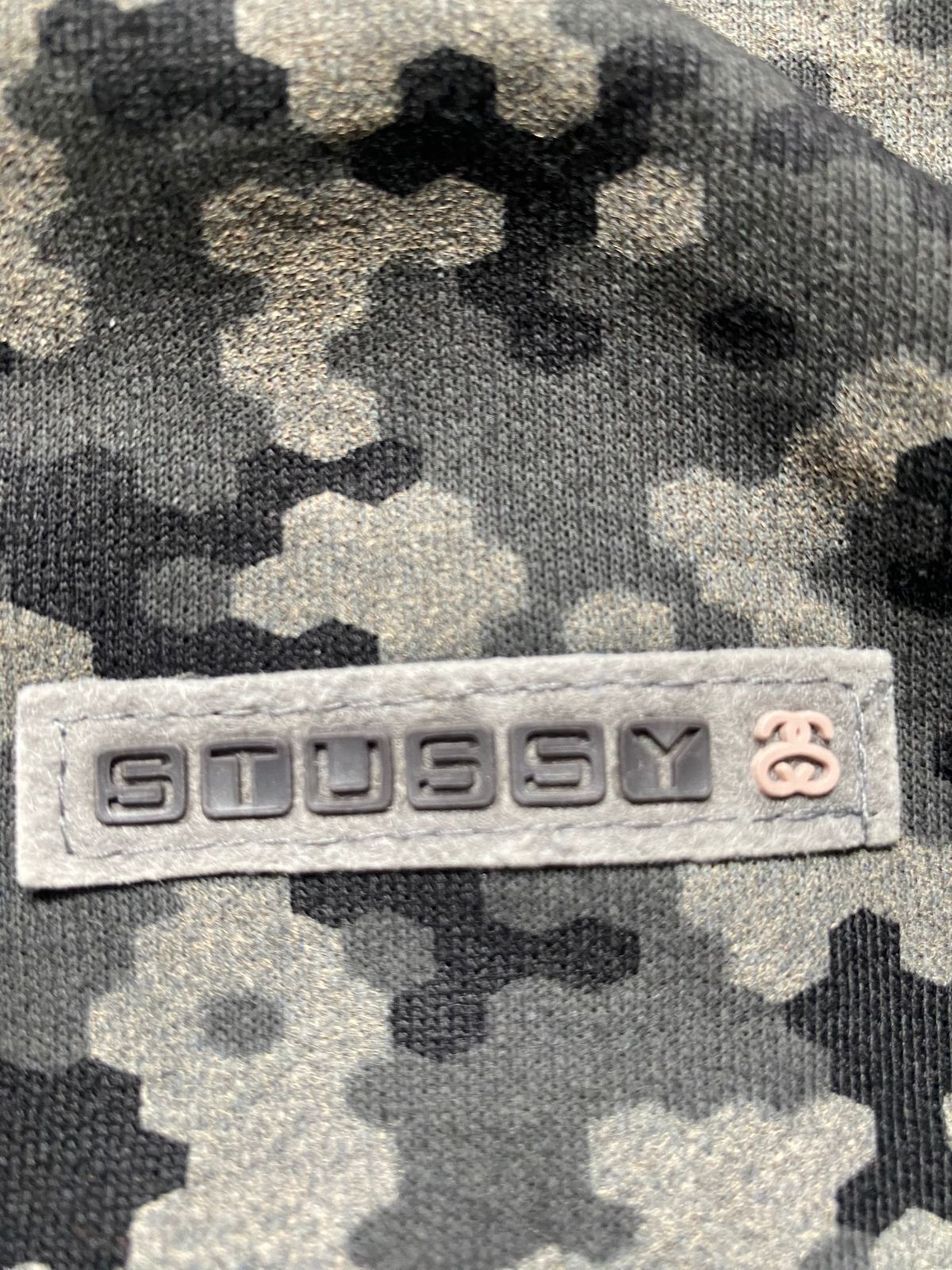 Stussy × Vintage Vintage Stussy Camo Black Size US XL / EU 56 / 4 - 6 Thumbnail