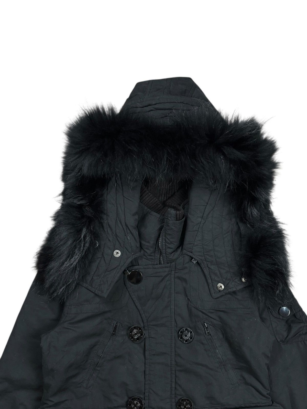 14th Addiction 2000s SLY - Vkei Style Thumbhole Fur Hoodie Jacket Size US M / EU 48-50 / 2 - 5 Thumbnail
