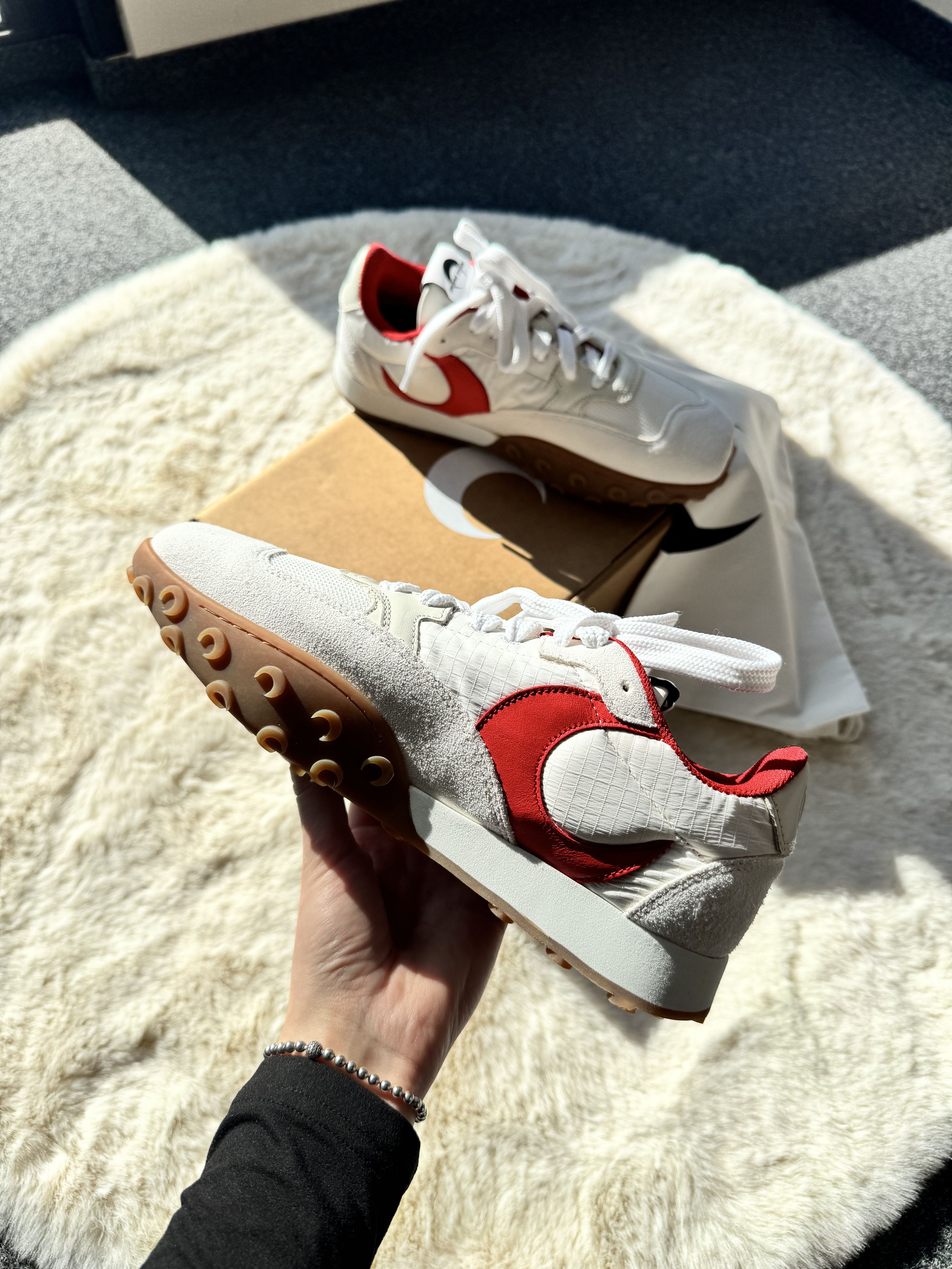 Marine Serre Marine Serre MS Rise leather sneakers EU 39 Size US 9 / IT 39 - 2 Thumbnail