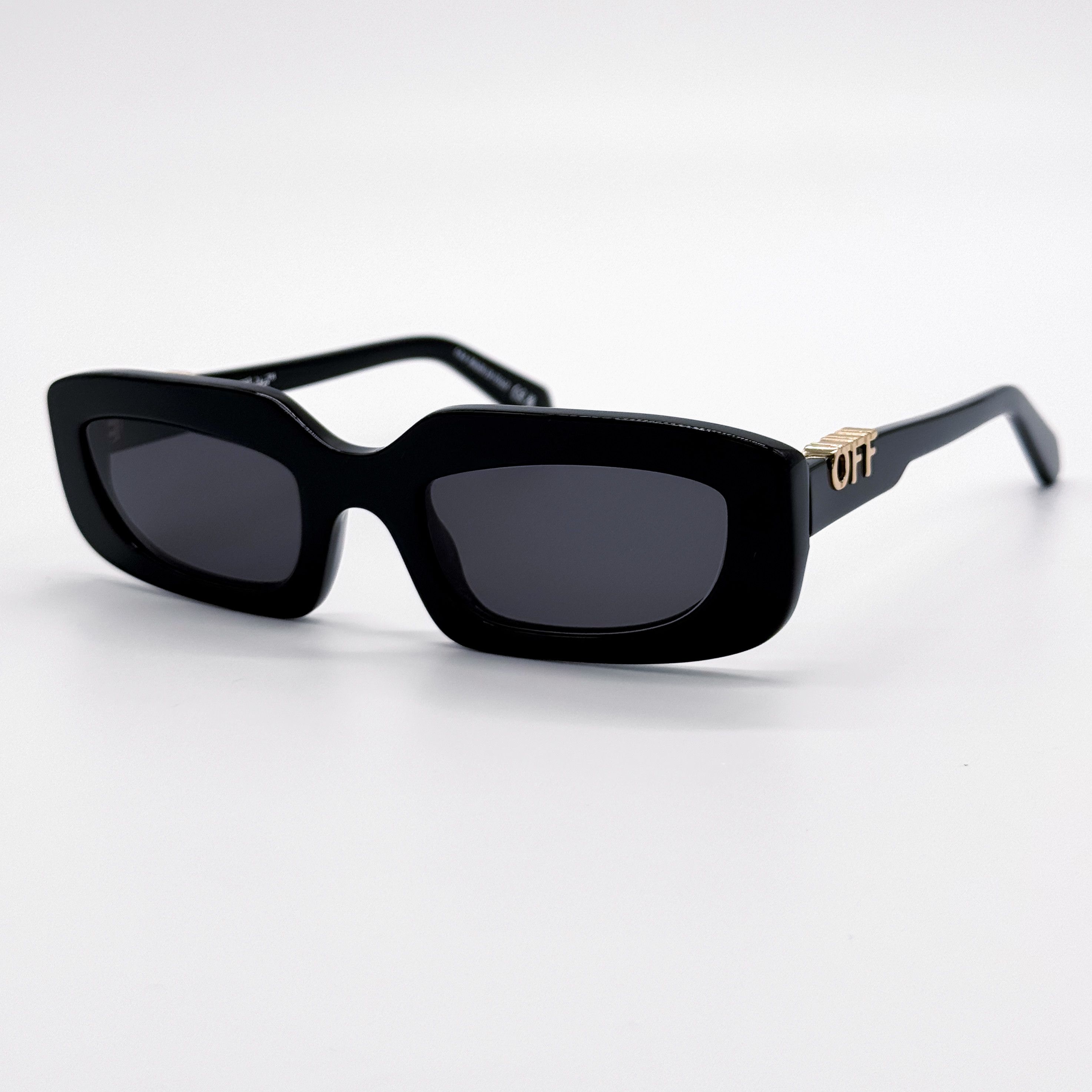 NEW OFF-WHITE OERI13C RENTON 1007 SUNGLASSES WOMEN BLACK