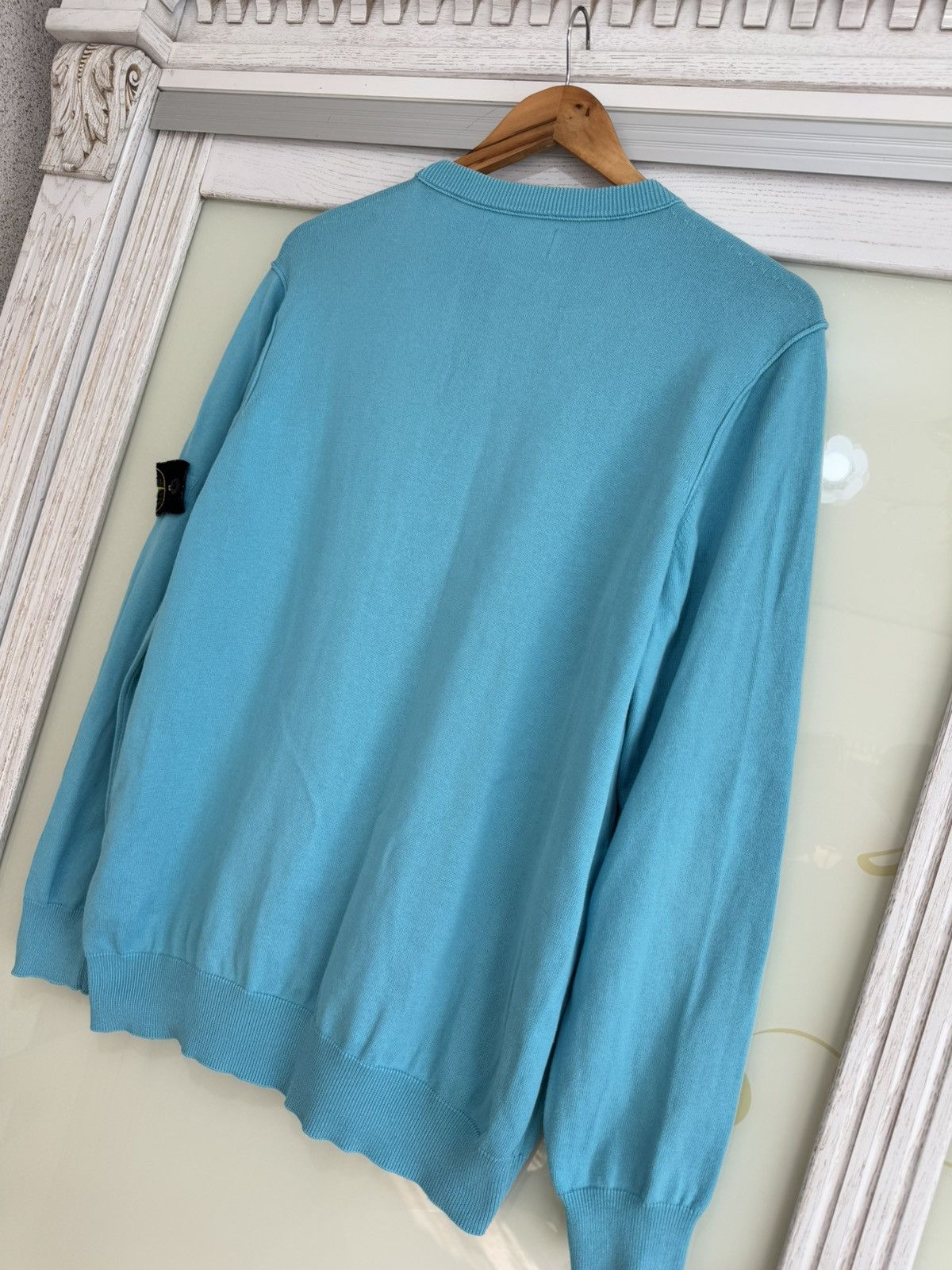 Stone Island Stone Island SS24 Turquoise Sweatshirt Size US L / EU 52-54 / 3 - 5 Thumbnail