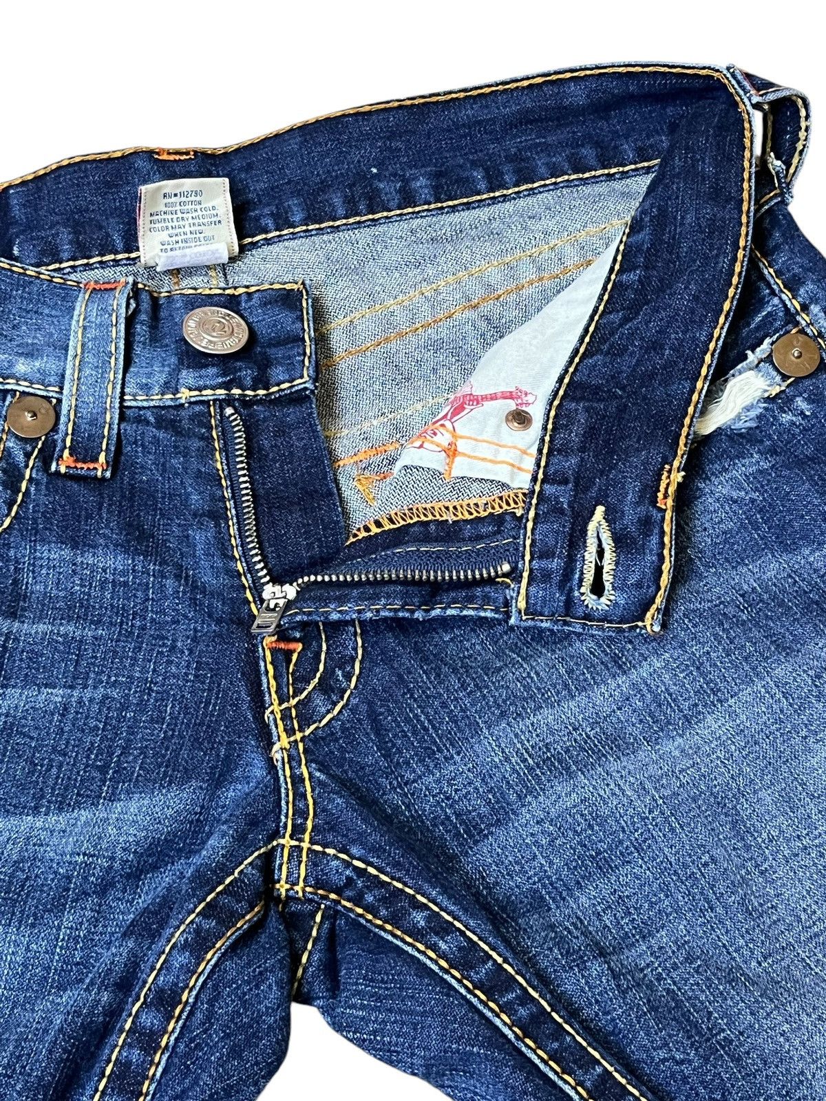 True Religion 🔥FLARE🔥TRUE RELIGION JOEY BIG T FLARED JEANS Size US 34 / EU 50 - 10 Thumbnail