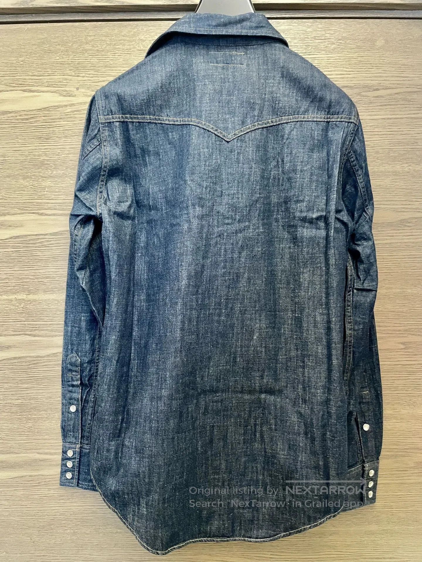 Saint Laurent Paris Blue Denim Long Sleeve Button-Up Shirt. Size US M / EU 48-50 / 2 - 3 Thumbnail