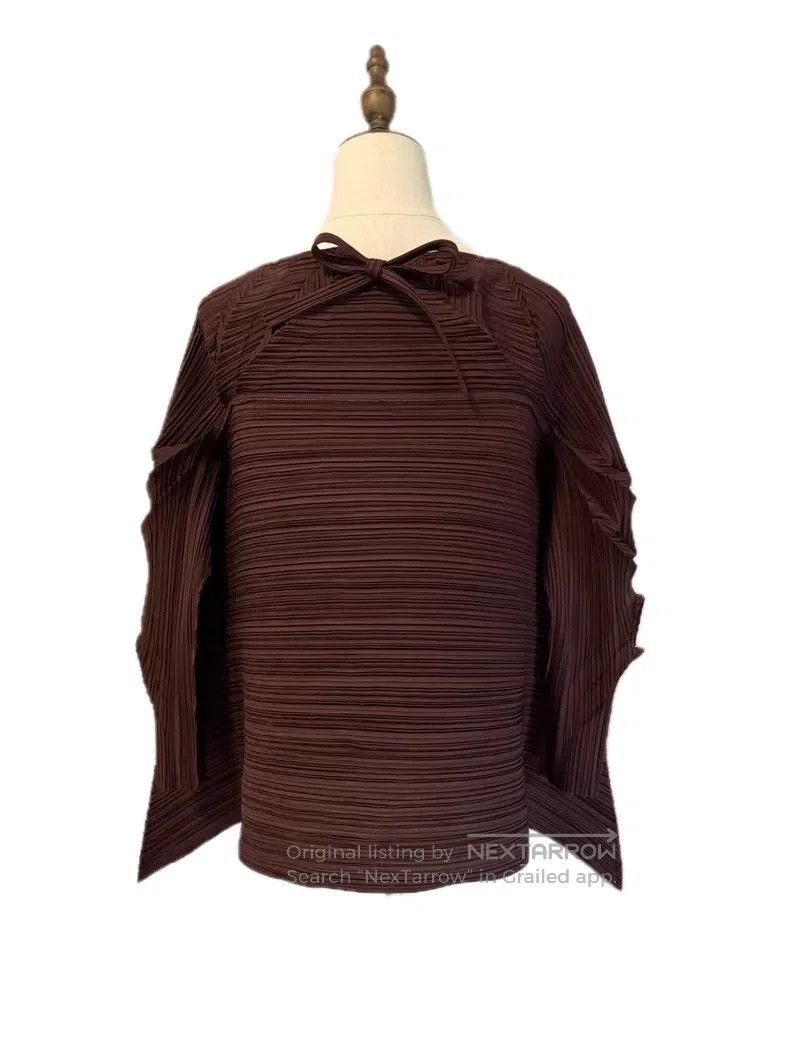Issey Miyake Issey Miyake Spring Ruched Top Size M / US 6-8 / IT 42-44 - 5 Thumbnail