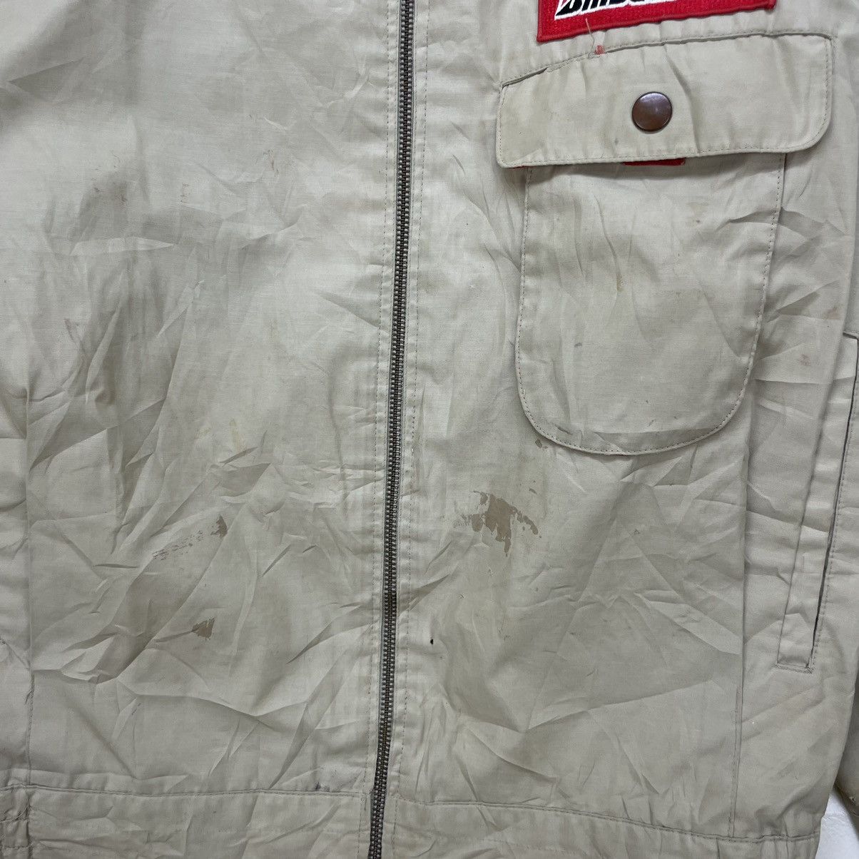 Japanese Brand × Vintage Japanese Brand Worker Bridgestone Jacket Size US S / EU 44-46 / 1 - 5 Thumbnail