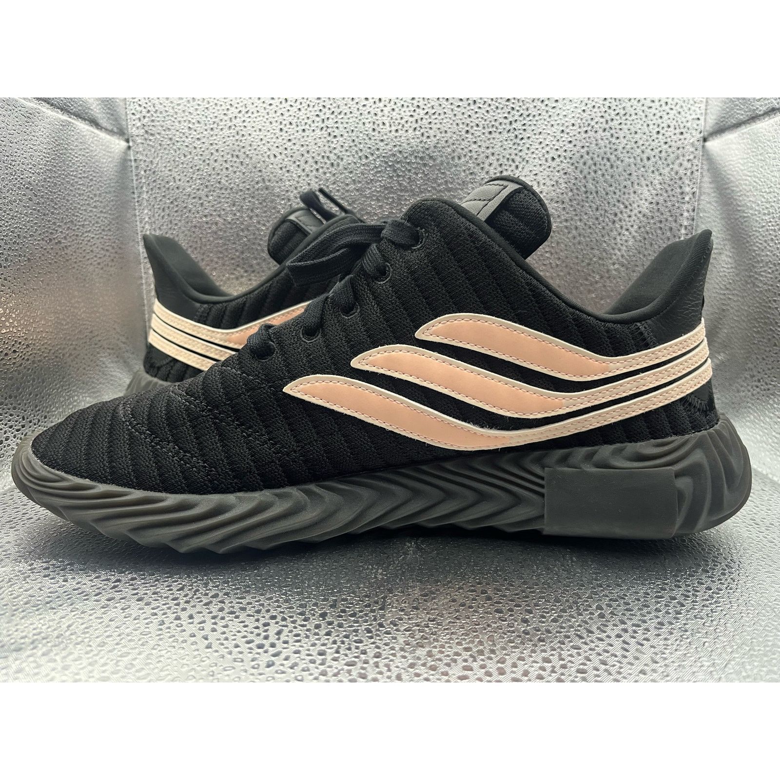Adidas Adidas Sobakov Core Black and Chalk Coral Mens Shoes Size 10 Size US 10 / EU 43 - 4 Thumbnail