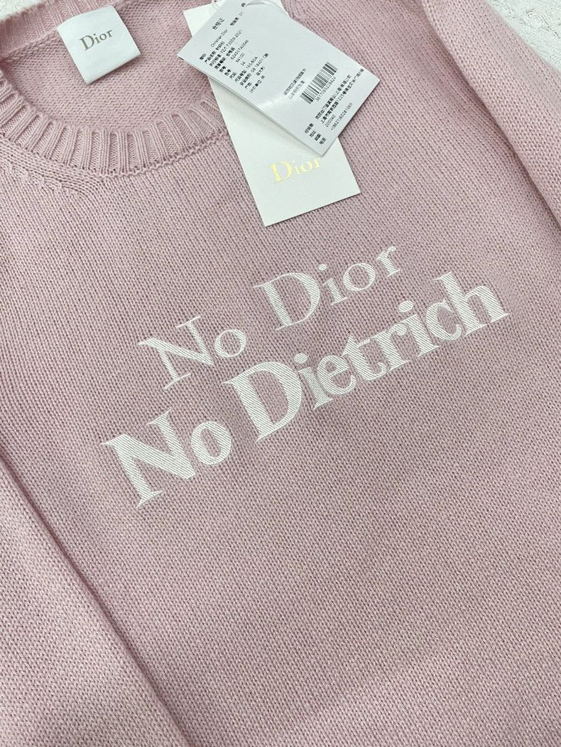 Dior Dior 26 new pink cashmere sweater long sleeves Size XXS / US 00 / IT 34 - 2 Thumbnail