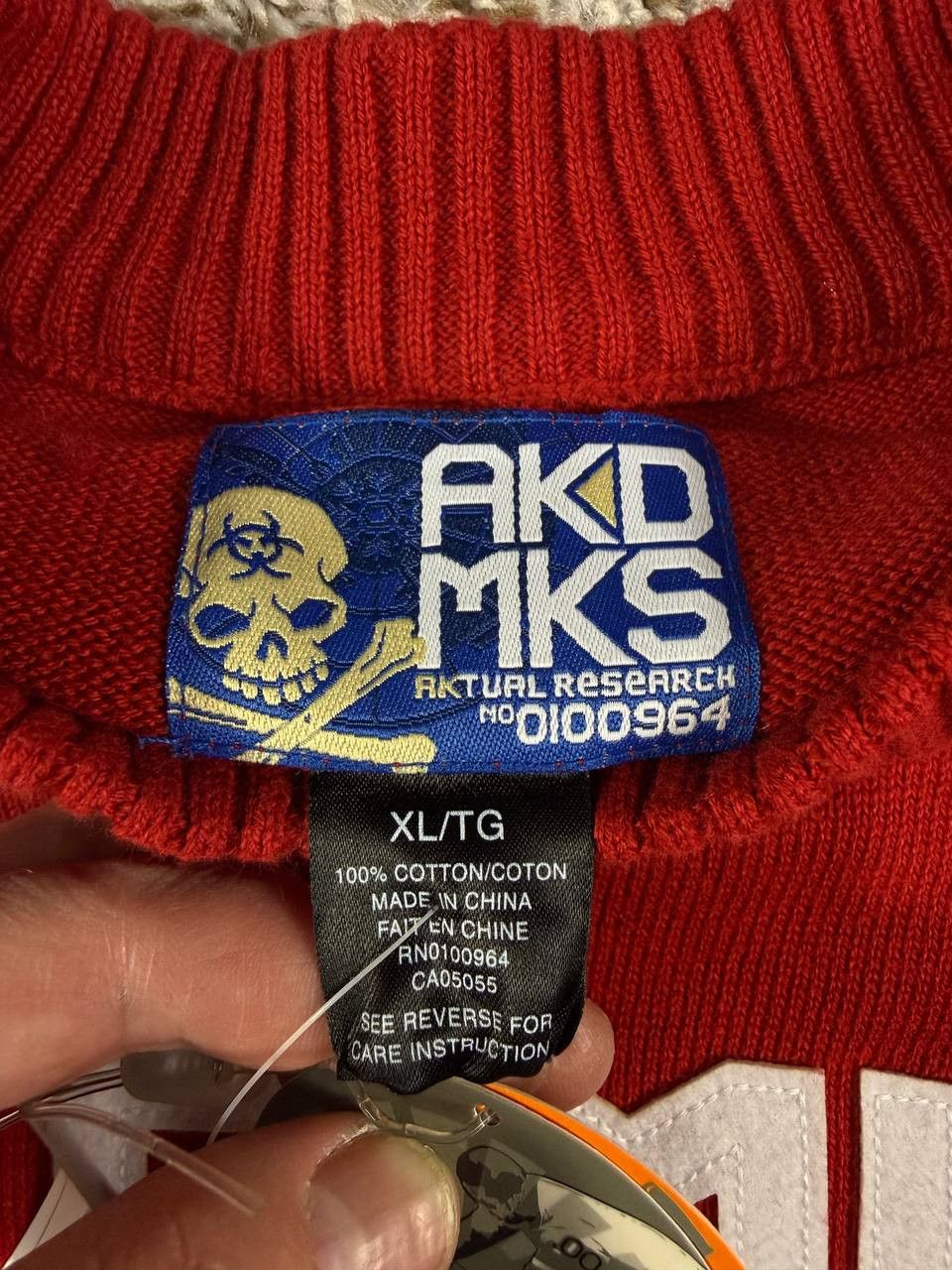 Akademiks Vintage Akademiks Y2K Red Crewneck Sweatshirt Logo Varsity Size US XL / EU 56 / 4 - 10 Thumbnail