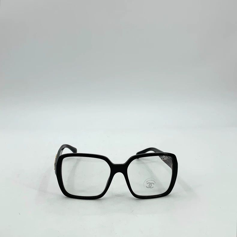 Chanel Chanel Black side logo square frame optical glasses Size ONE SIZE - 1 Thumbnail