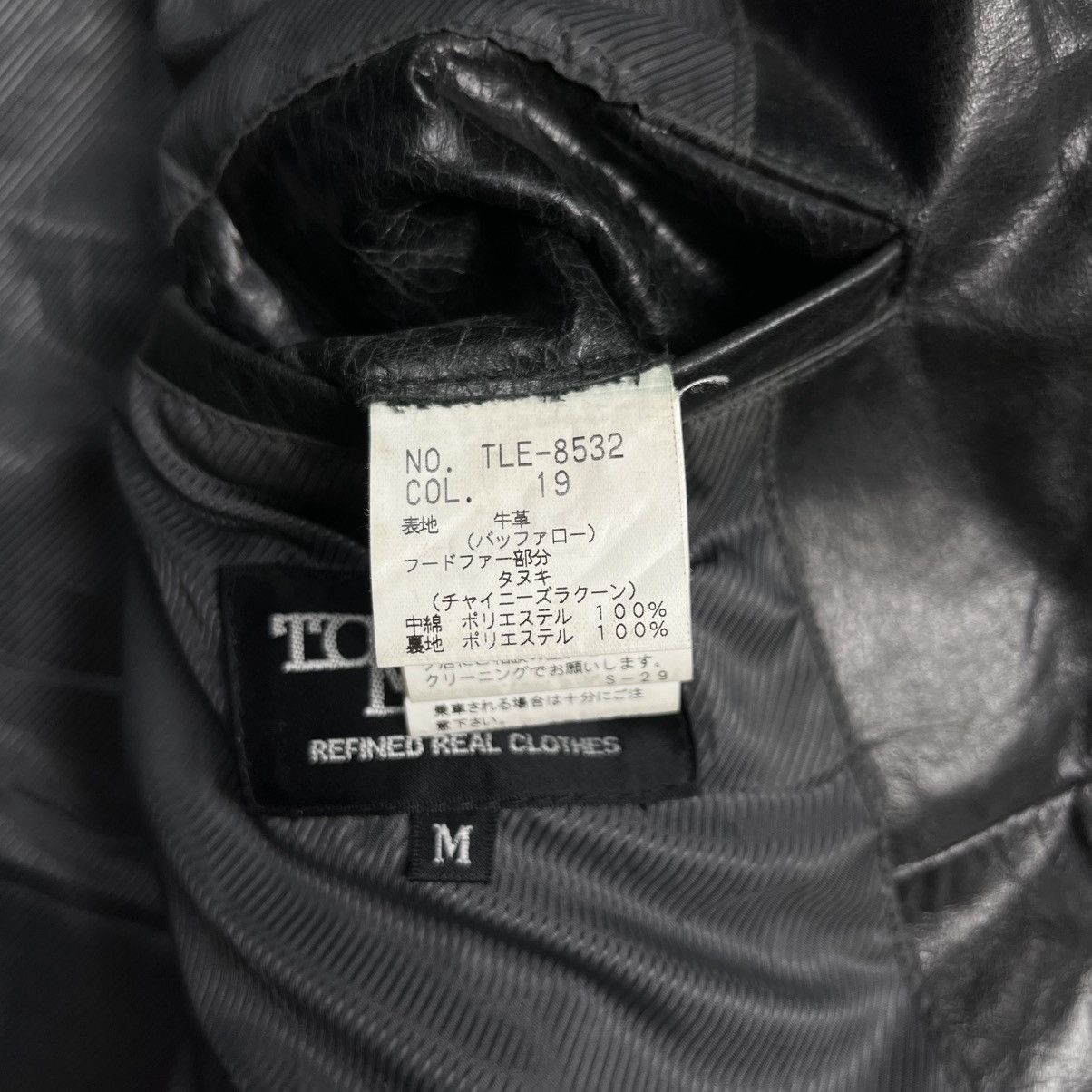 Tornado Mart 2000s Tornado Mart - Vkei Style Fur Hoodie Leather Jacket Size US M / EU 48-50 / 2 - 11 Thumbnail