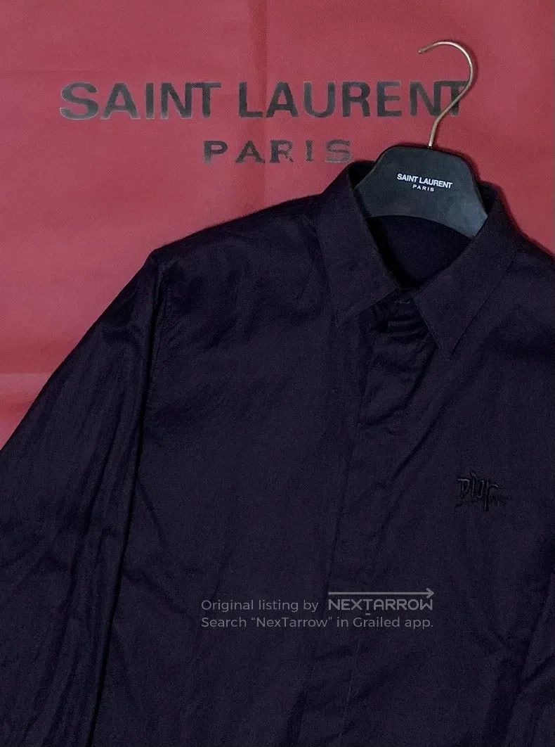 Dior Dior size 39 Black Chest Logo Shirt Size US XS / EU 42 / 0 - 7 Thumbnail