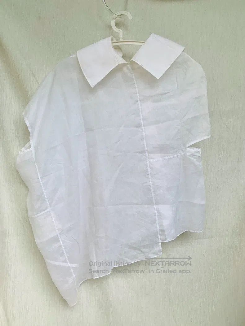 Junya Watanabe Junya Watanabe Deconstructed Asymmetrical Shirt Size S / US 4 / IT 40 - 6 Thumbnail