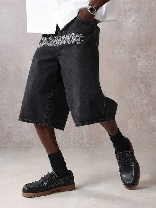 Japanese Brand × Vintage CRYSTAL Vintage RETRO washed jorts shorts Size US 35 - 3 Thumbnail