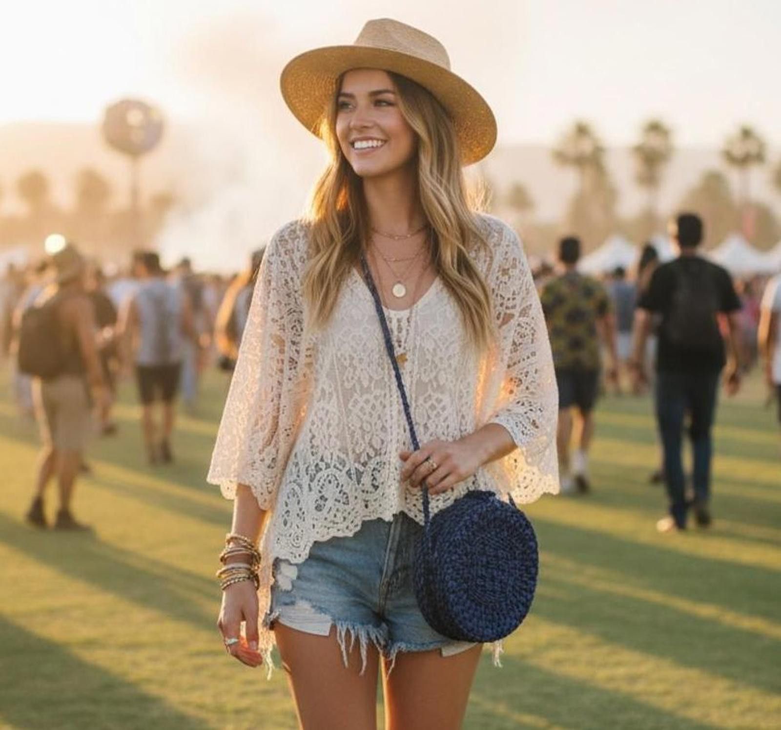Other ULTRA LIGHTWEIGHT Blue Round Crossbody - Coachella 2026 Size ONE SIZE - 1 Thumbnail