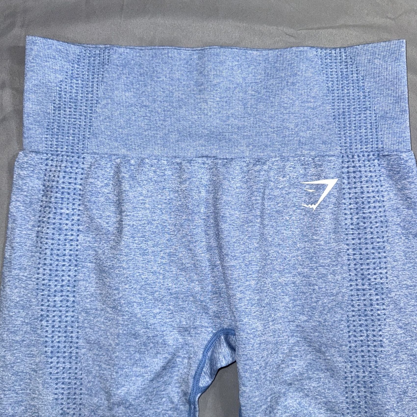Gymshark Gymshark Leggings Womens Small Blue Energy Seamless High Rise Textured Yoga Size 28" / US 6 / IT 42 - 3 Thumbnail