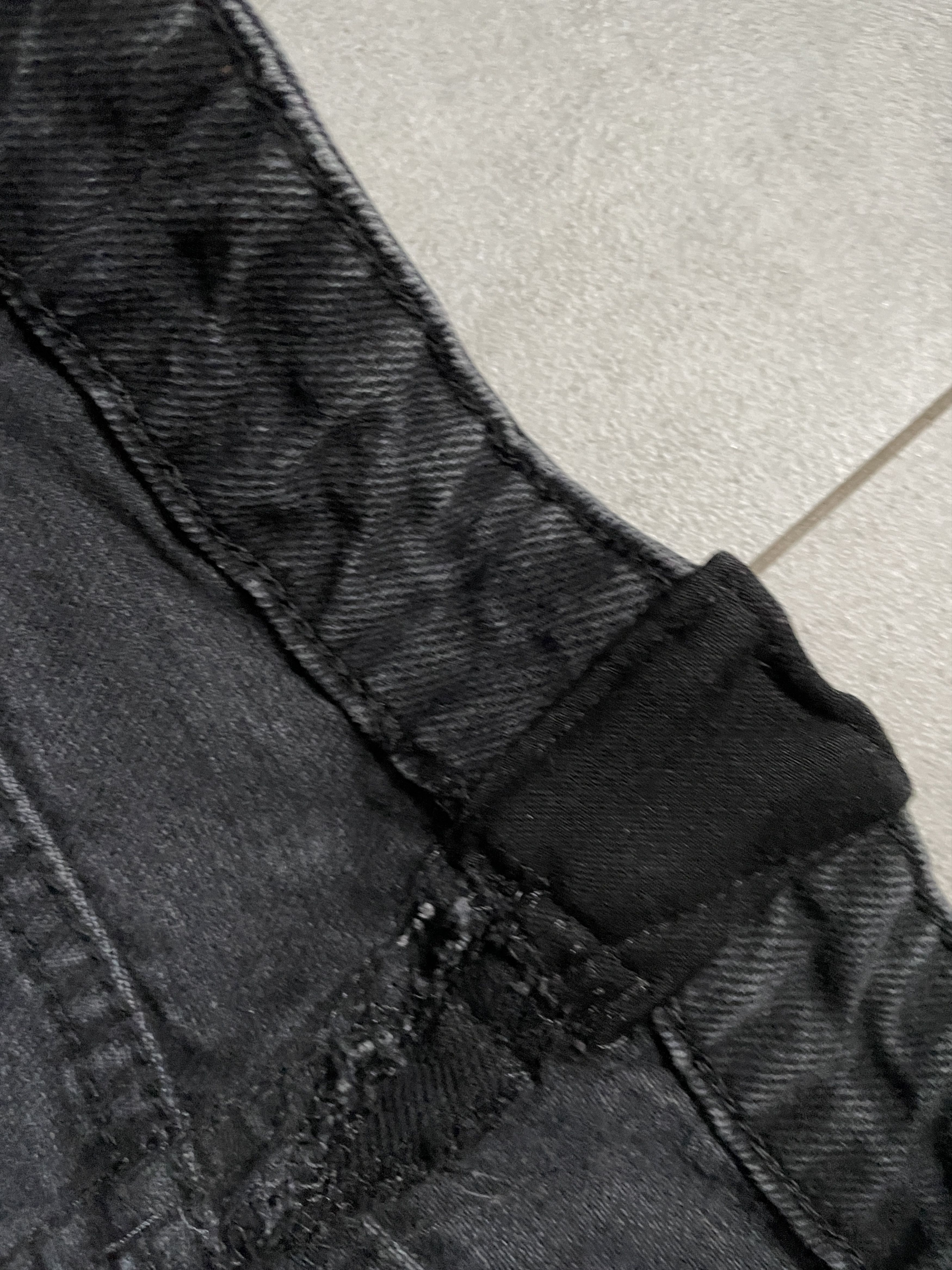 Karl Kani KARL KANI BLACK DENIM CARPENTER BAGGY JEANS HIP HOP Size US 30 / EU 46 - 9 Thumbnail