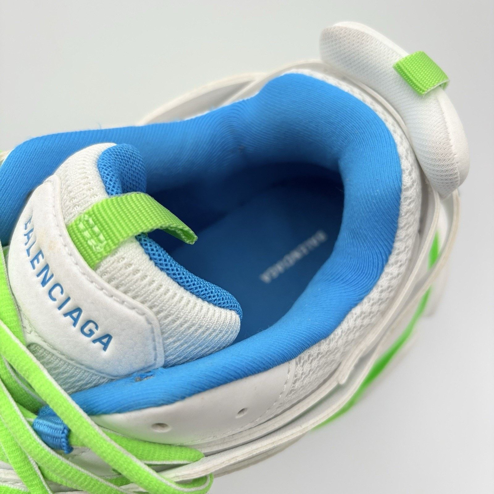Balenciaga Balenciaga Track ' White Blue Green ' | SUPER CLEAN! Size US 12 / EU 45 - 13 Thumbnail