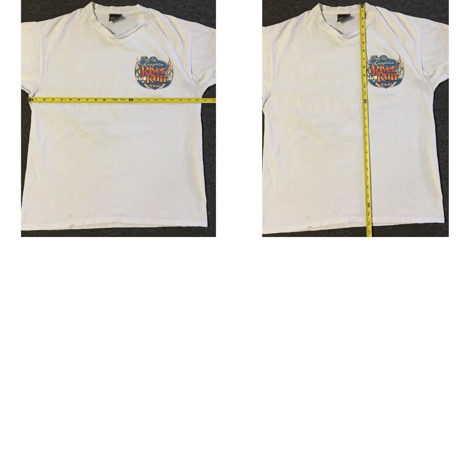 JNCO VINTAGE Thrashed Faded Flame Shirt S Mens Shirt Long Sleeve White 80s 90s Jnco Harley Skate Punk Rock Fire Thrashed Size US S / EU 44-46 / 1 - 10 Thumbnail