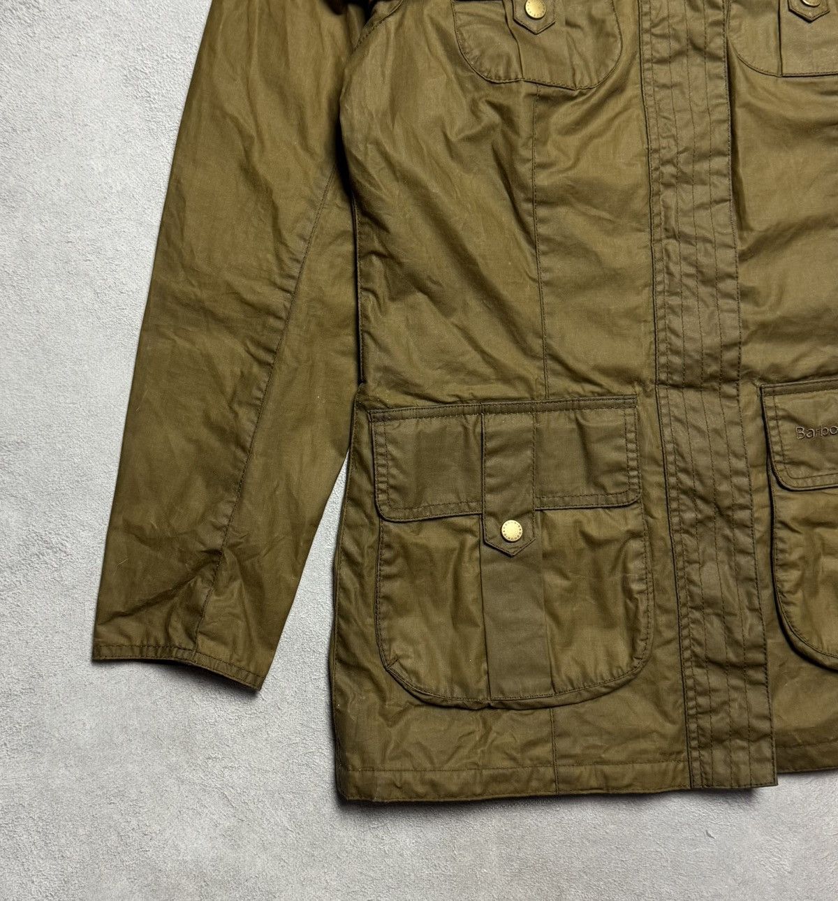 Barbour Barbour Defence Lightweight Wax Cotton Quilted Jacket Size M / US 6-8 / IT 42-44 - 5 Thumbnail