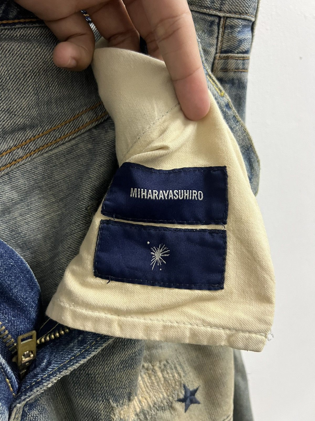 Maison MIHARA YASUHIRO Mihara Yasuhiro Damaged Repair Denim Pants Size US 32 / EU 48 - 16 Thumbnail