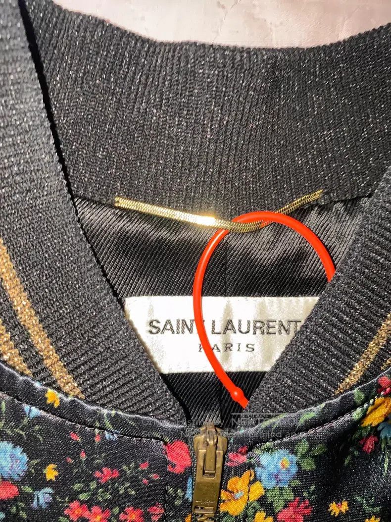 Saint Laurent Paris Saint Laurent Paris All-over printed floral gold edge sequ Size XS / US 0-2 / IT 36-38 - 3 Thumbnail