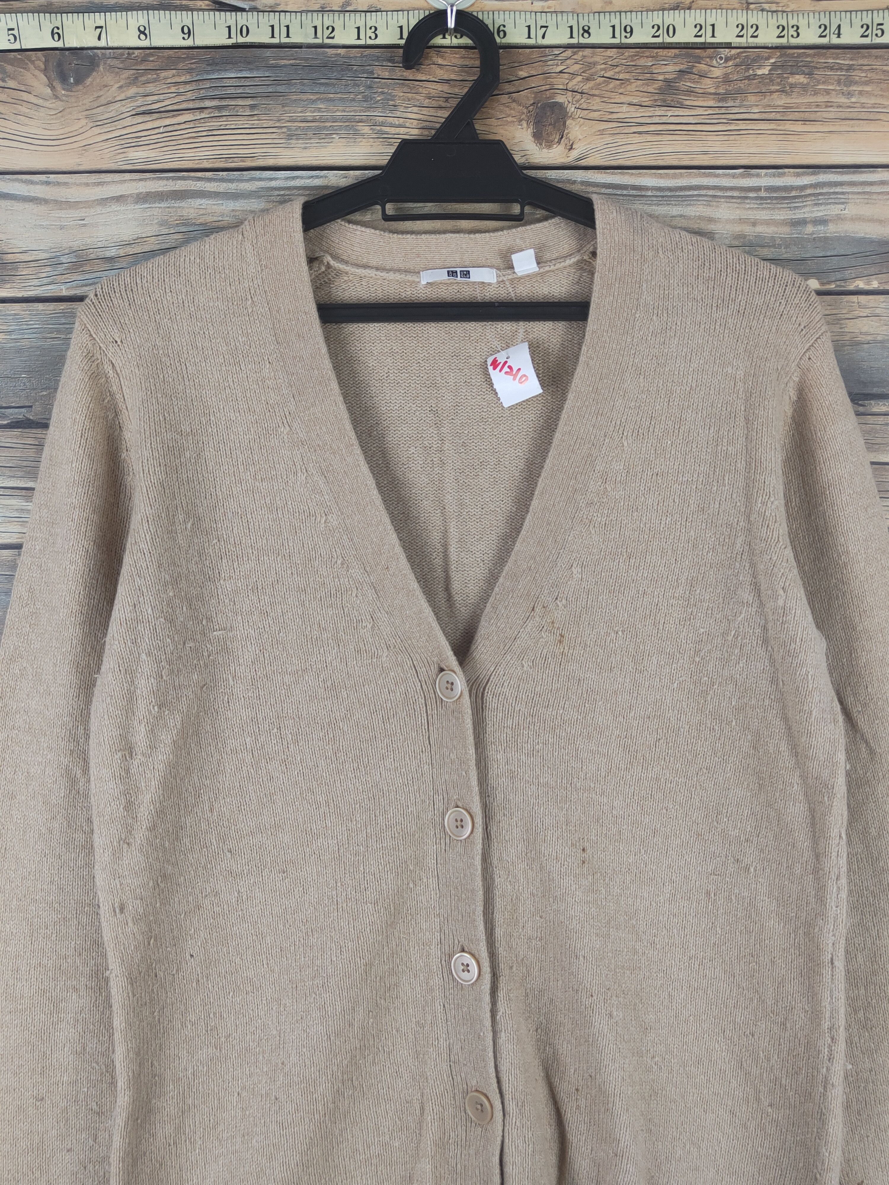Homespun Knitwear × Japanese Brand Uniqlo Brown Knitwear Cardigan #W1210 Size M / US 6-8 / IT 42-44 - 2 Thumbnail