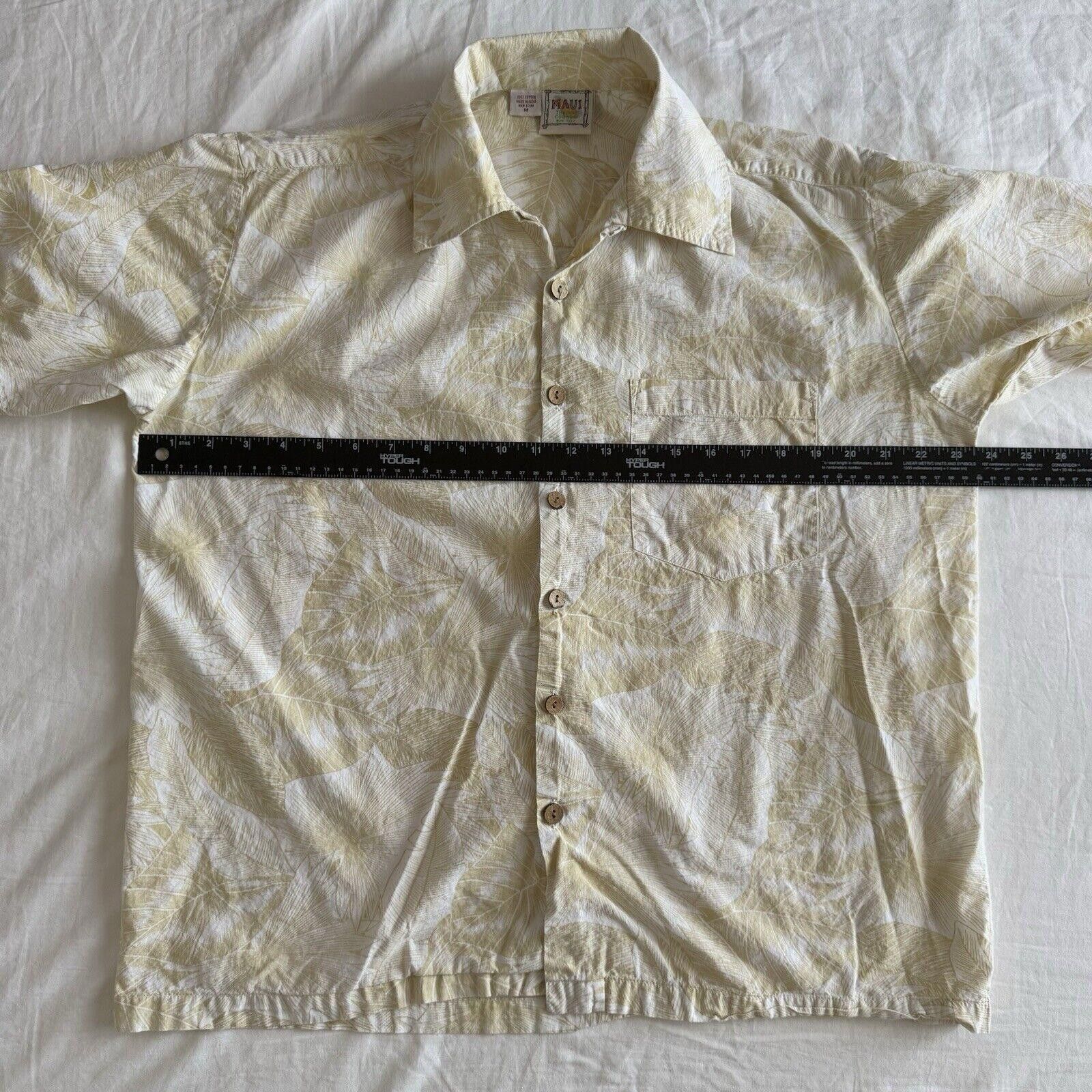 Designer Rare Maui Trading Co Button Up Hawaiian Shirt Men’s M Yellow Size US M / EU 48-50 / 2 - 4 Thumbnail