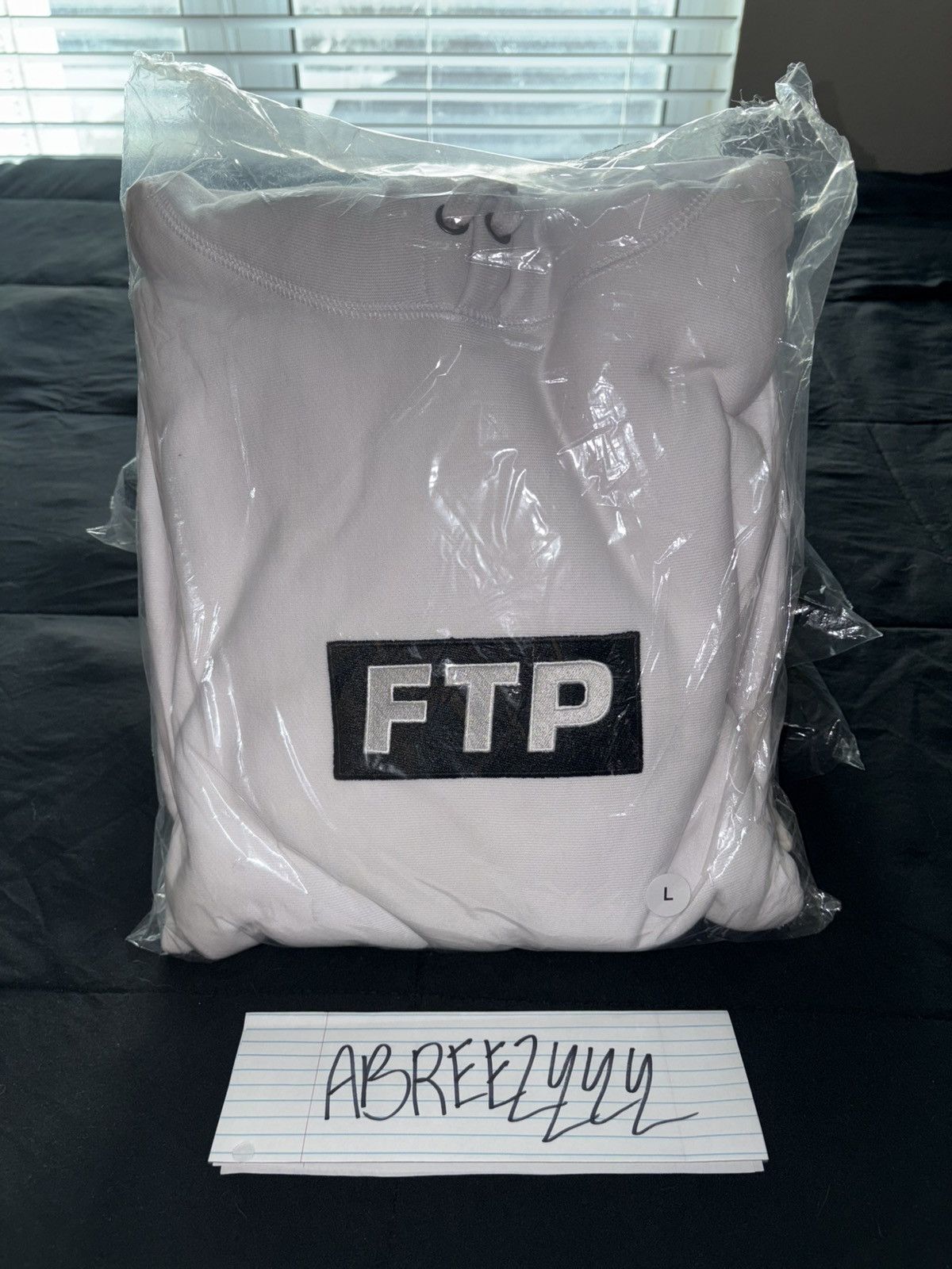 Fuck The Population FTP Slap Logo Hoodie (Embroidered, White) Size US L / EU 52-54 / 3 - 1 Thumbnail