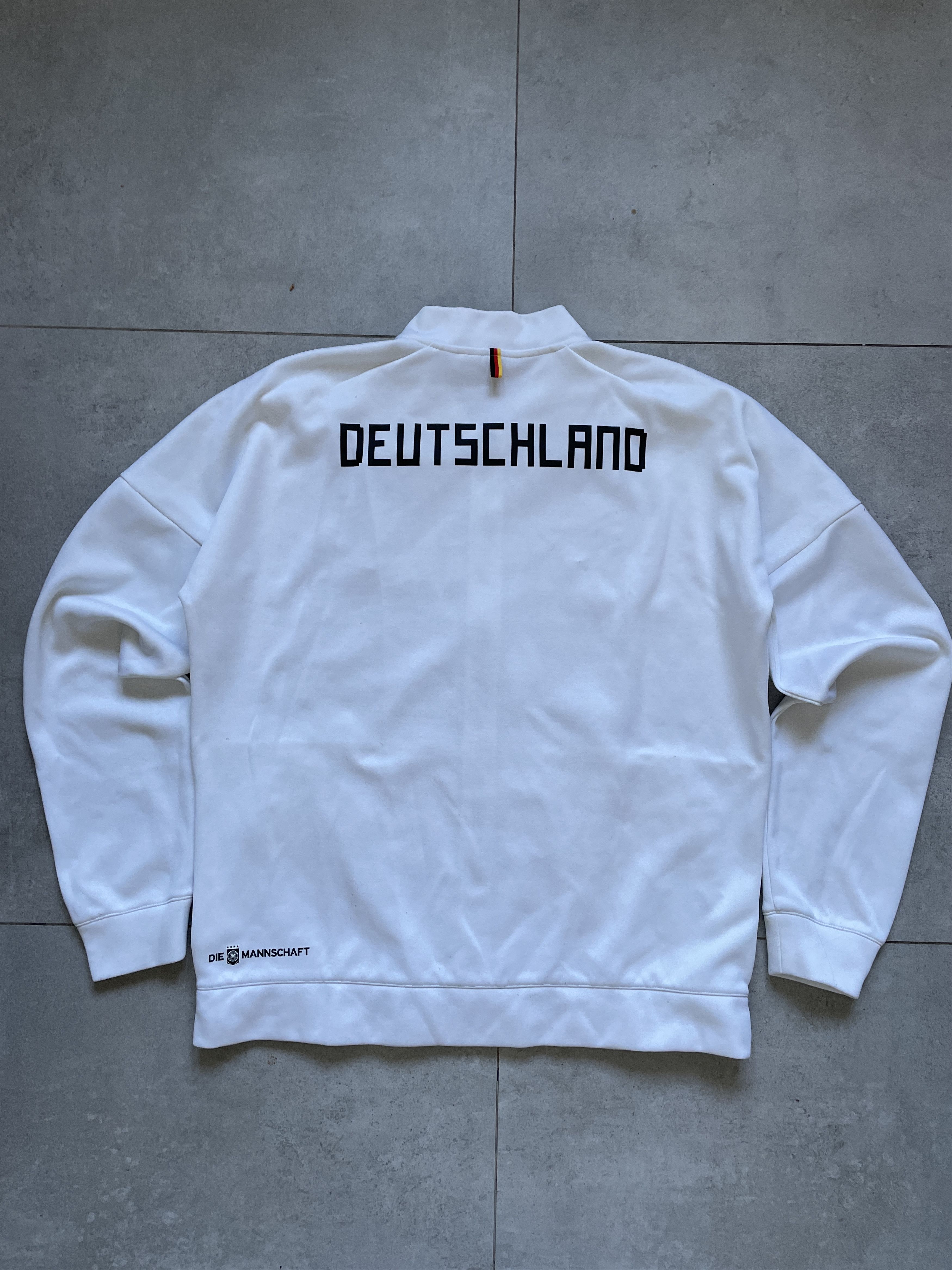 Adidas ADIDAS GERMANY WHITE SOCCER TRACKTOP Size US L / EU 52-54 / 3 - 2 Thumbnail