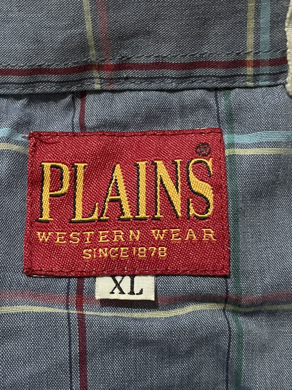 Vintage Western Wear by Plains Shirt Size US XL / EU 56 / 4 - 3 Thumbnail