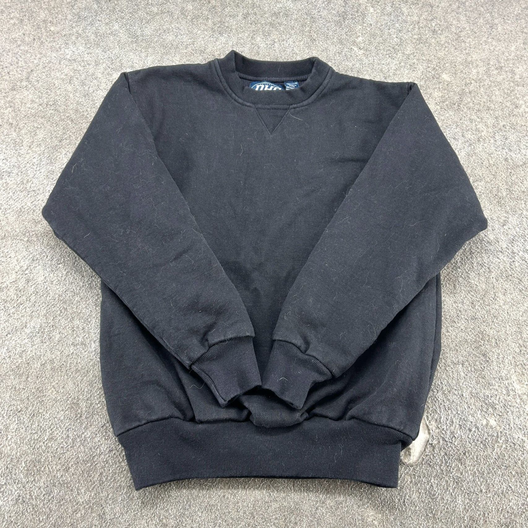 Doublet VINTAGE DHG Sweatshirt Mens Small Black 1/2 Zip Crew Neck Fleece Cotton 90s Pullover Heavyweight Thermal Lined-1/2 Zip - Regular Mens Size US S / EU 44-46 / 1 - 2 Thumbnail