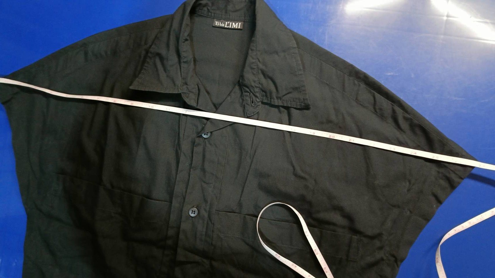 Yohji Yamamoto Yohji Yamamoto Y's bis LIMI Japan black wide shoulder shirt Size S / US 4 / IT 40 - 18 Thumbnail
