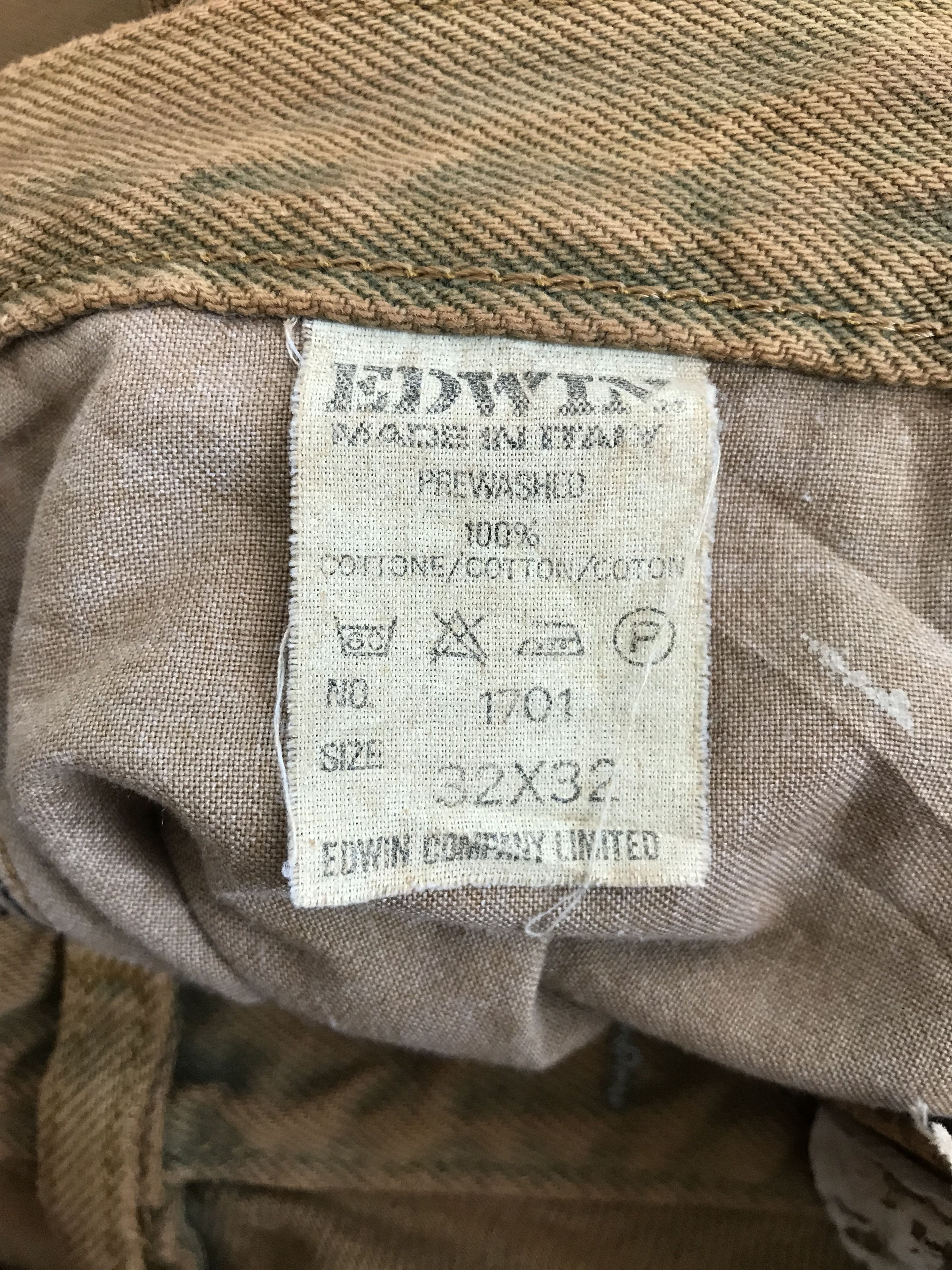Edwin Edwin Dark Brown Denim Pants Size US 29 - 8 Thumbnail
