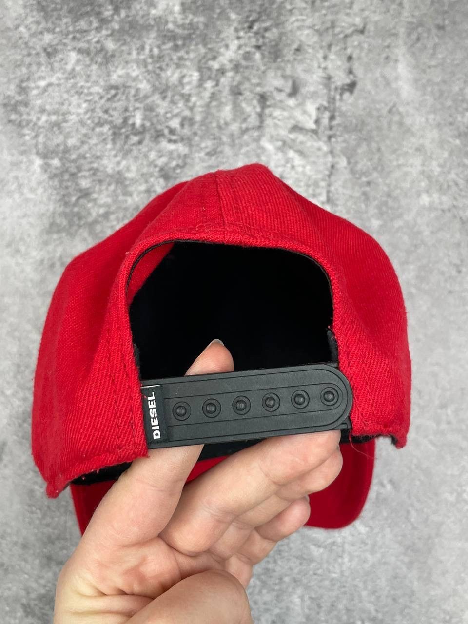 Diesel Diesel Men Cap Logo Red Size ONE SIZE - 4 Thumbnail