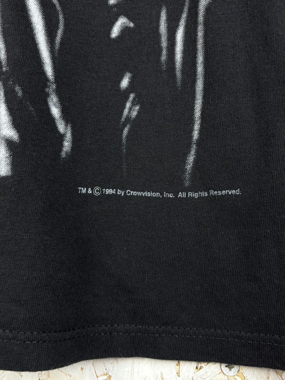 Vintage 90s The Crow 1994 Movie Promo Brandon Lee T-Shirt Black ~XL Size US XL / EU 56 / 4 - 4 Thumbnail