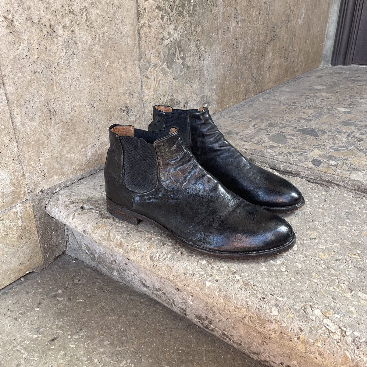 Officine Creative Officine Creative Anatomia 083 Black Leather Chelsea Boots Size US 11 / EU 44 - 7 Thumbnail