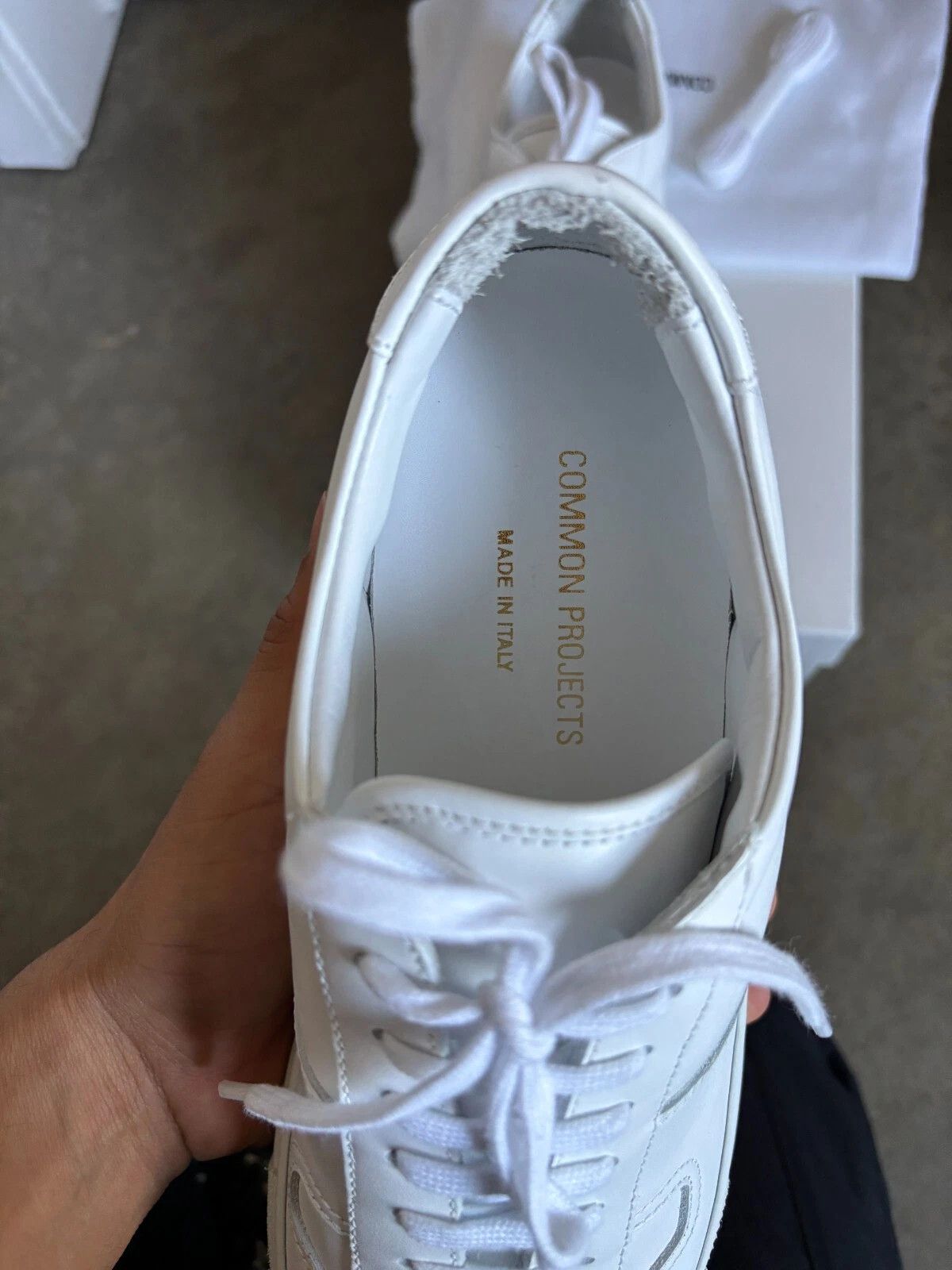Common Projects Common Projects BBall Low In Leather White - Size 40 Size US 7 / EU 40 - 6 Thumbnail