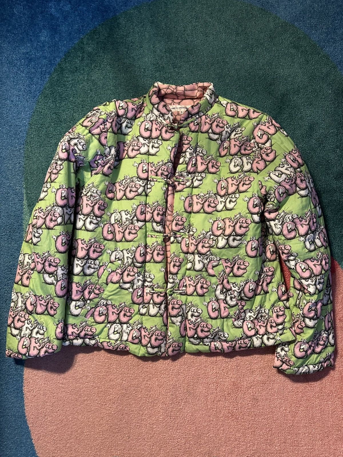 Comme des Garcons SHIRT × Kaws Comme Des Garçons Shirt x Kaws Padded Jacket Size US XL / EU 56 / 4 - 6 Thumbnail