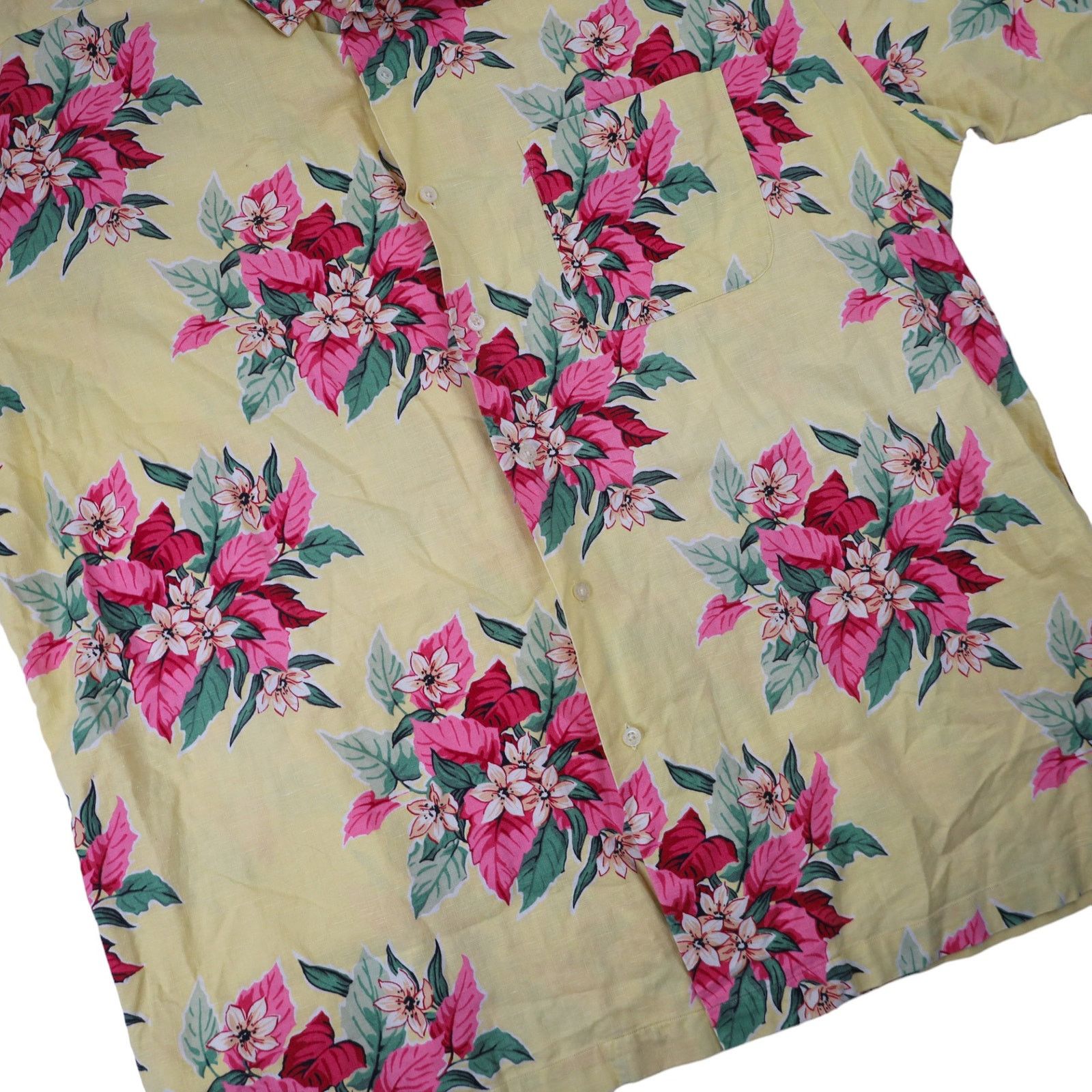 Polo Ralph Lauren × Vintage Vintage Polo Golf Ralph Lauren Floral Hawaiian Shirt Size US L / EU 52-54 / 3 - 3 Thumbnail