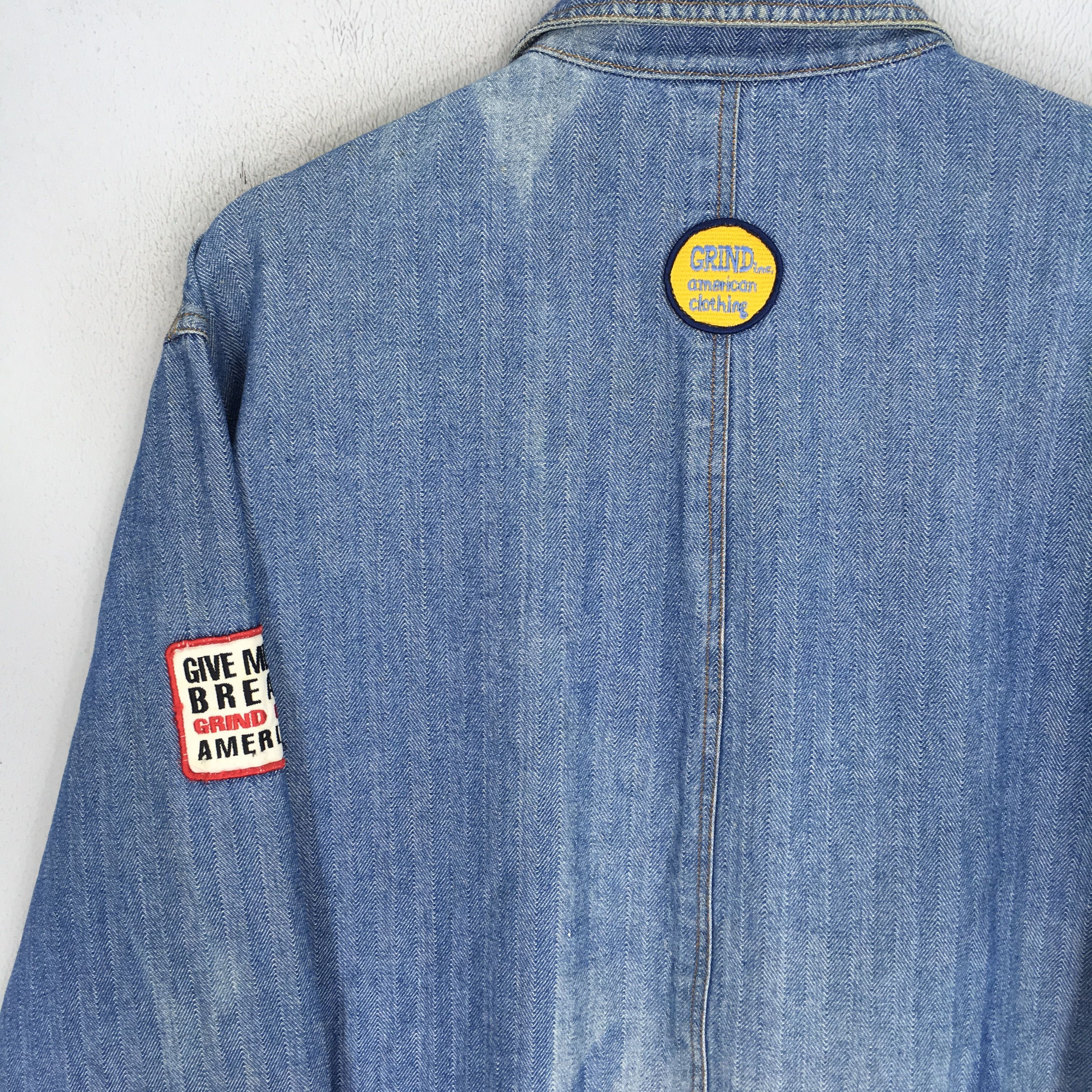 Sex Skateboards Vintage 90's Grind Inc. Skateboard Denim Jacket Santa Cruz Size US L / EU 52-54 / 3 - 15 Thumbnail