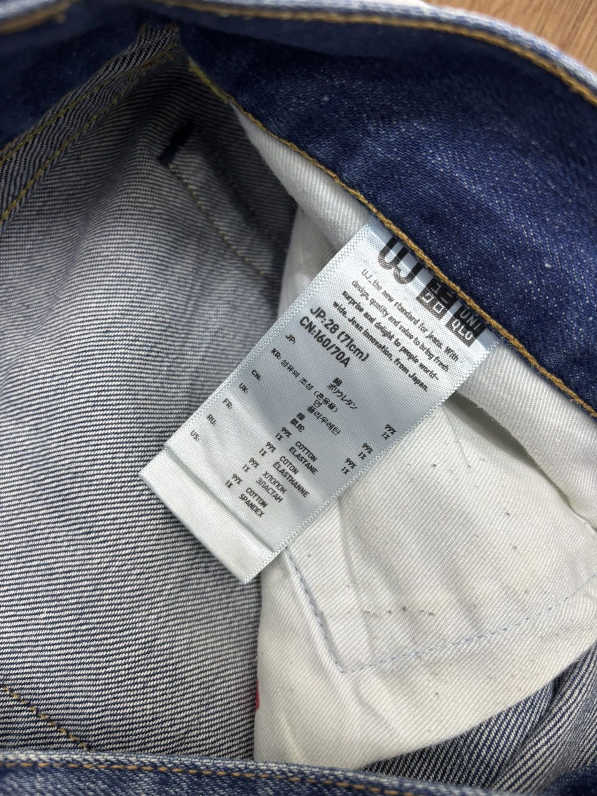 Jean × Undercover × Uniqlo VINTAGE UNIQLO JAPAN FADED DISTRESSED DENIM JEANS Size US 34 / EU 50 - 10 Thumbnail