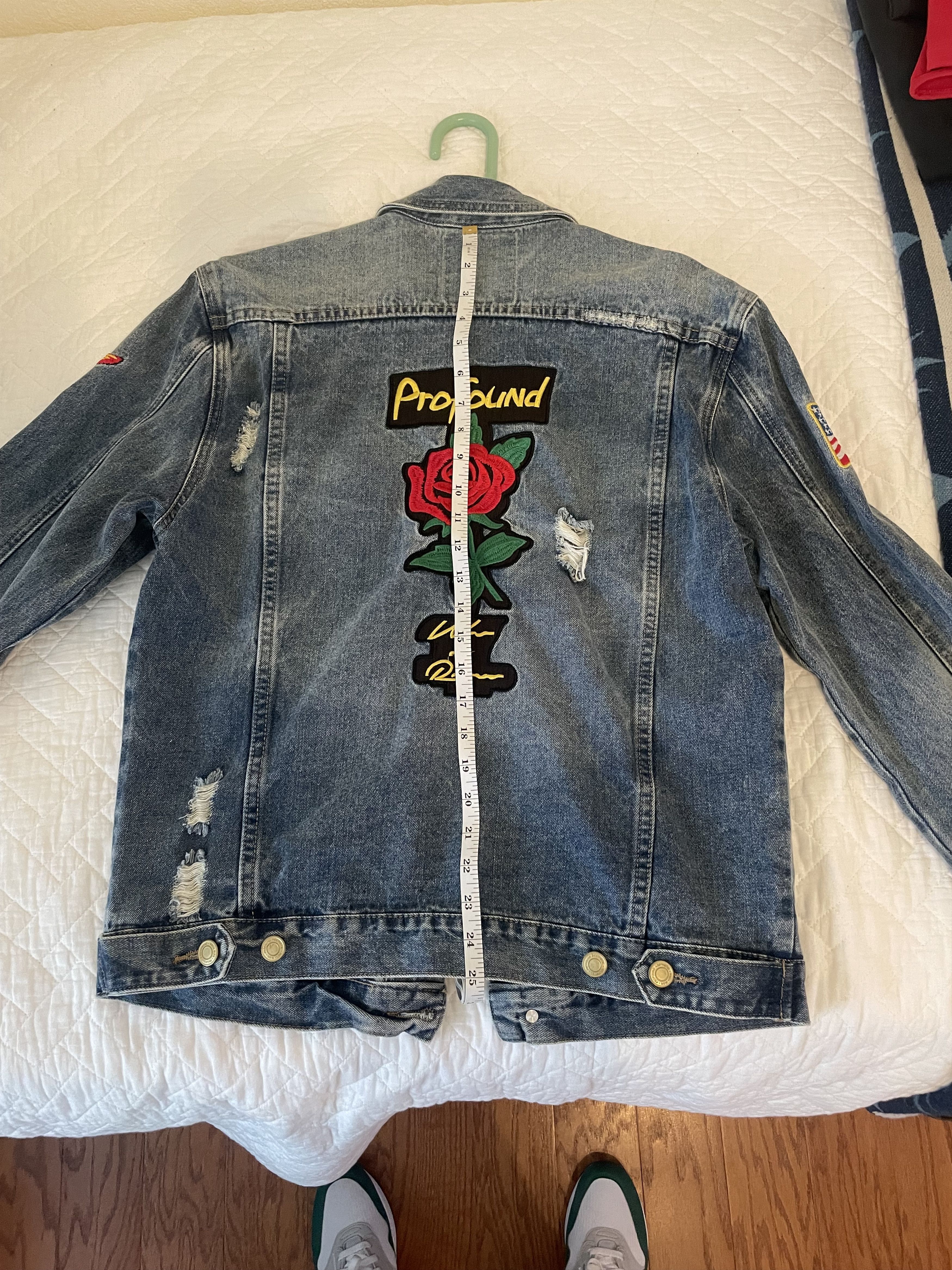 Profound Aesthetic Distressed Denim Jacket Size US M / EU 48-50 / 2 - 4 Thumbnail