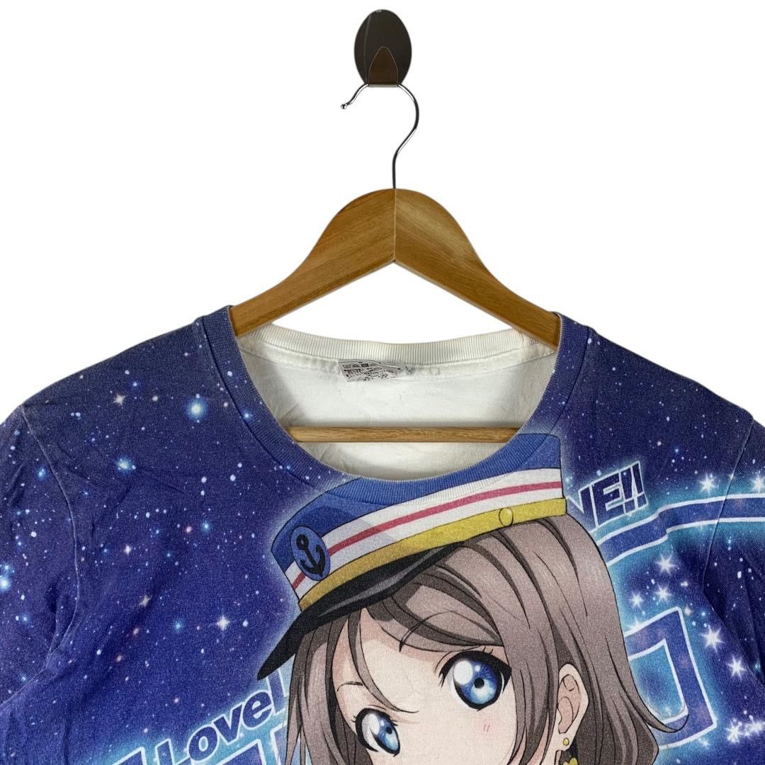 Anime × Japanese Brand LOVE LIVE SUNSHINE Hanamaru kunikida Full printed cospa tee Size US L / EU 52-54 / 3 - 2 Thumbnail
