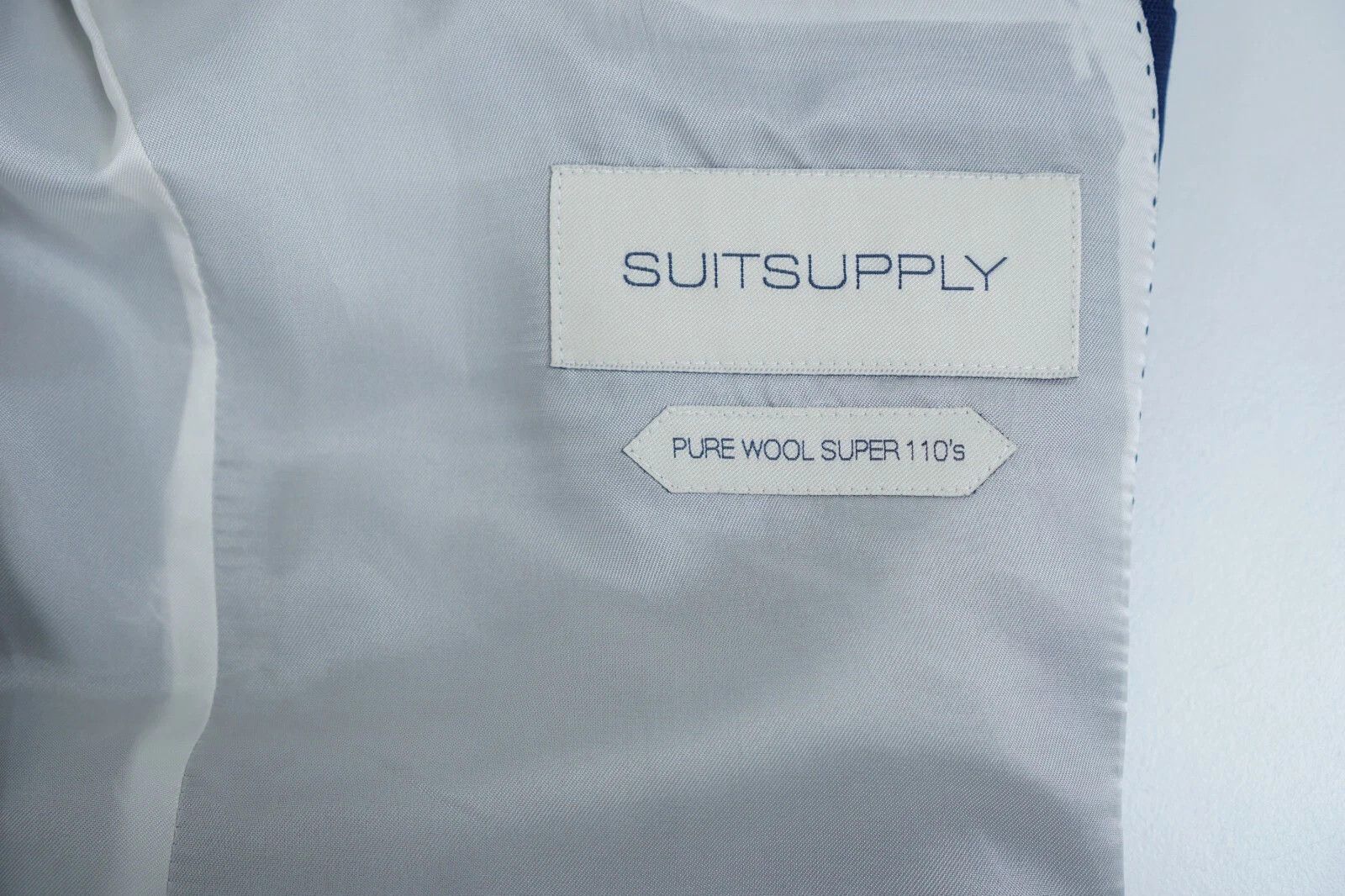 Suitsupply Men Suitsupply Suit Napoli Blue Pure Wool S110 Zignone US36 Size 36R - 4 Thumbnail